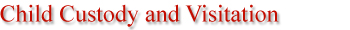 Child Custody and Visitation